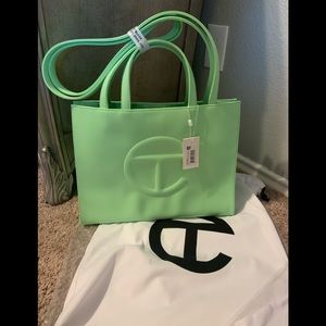 Telfar Double Mint Medium Shopping Bag